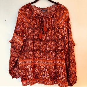 [American Eagle] Orange Blouse